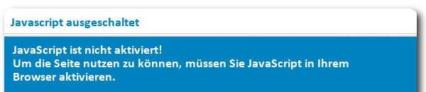 Javascript deaktiviert